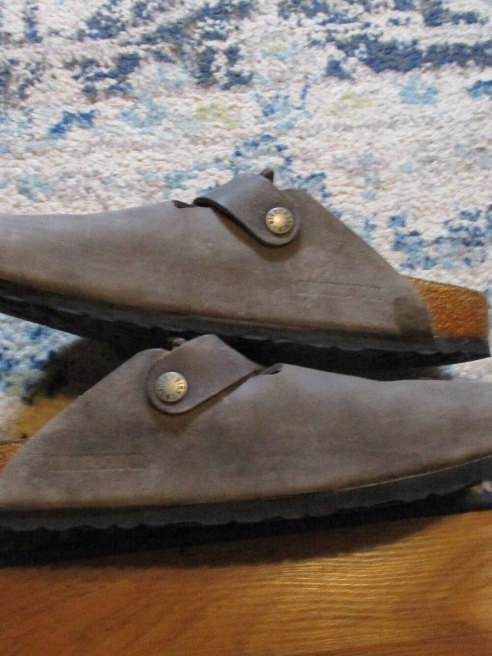 Birkenstock Boston Soft Footbed Clogs  41 L10 M8 Narrow Gray - Picture 5 of 6